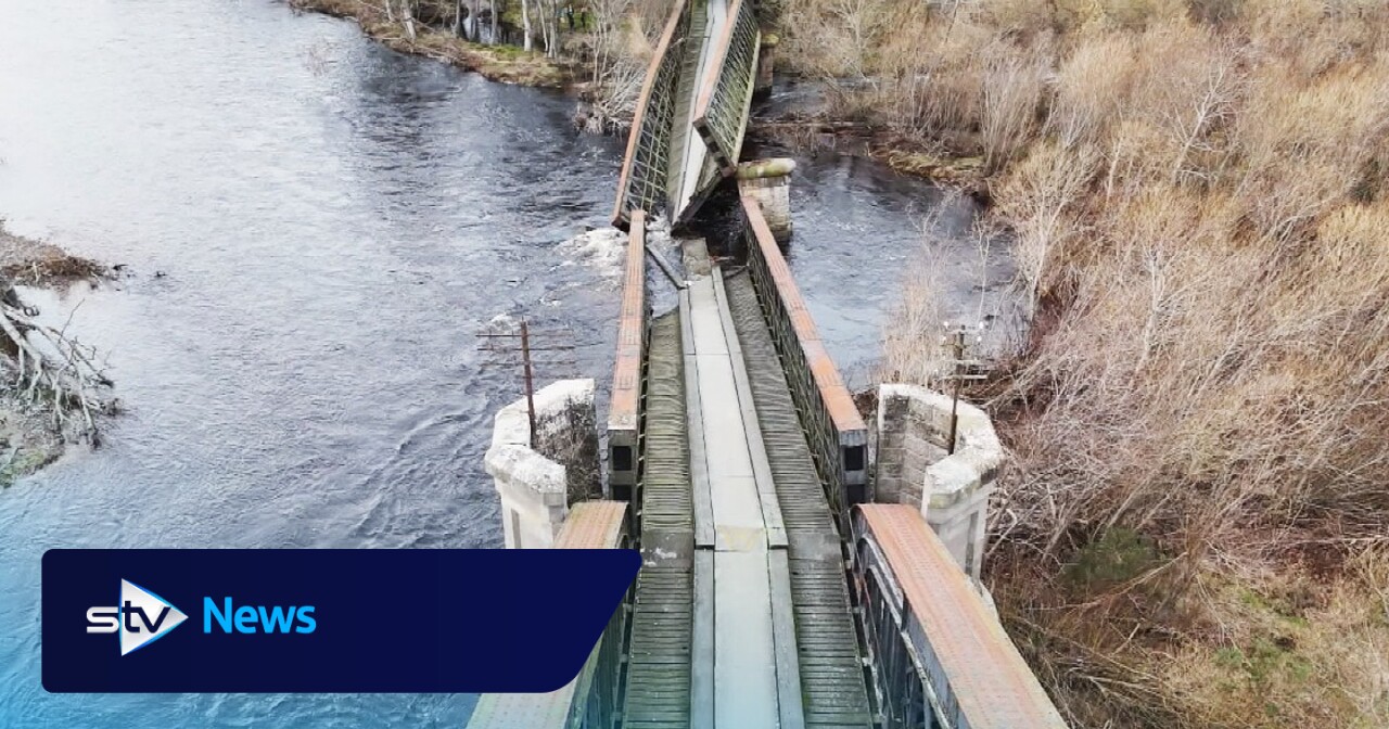 Einsturz des Spey-Viadukts wahrscheinlich durch Bodenerosion verursacht ...