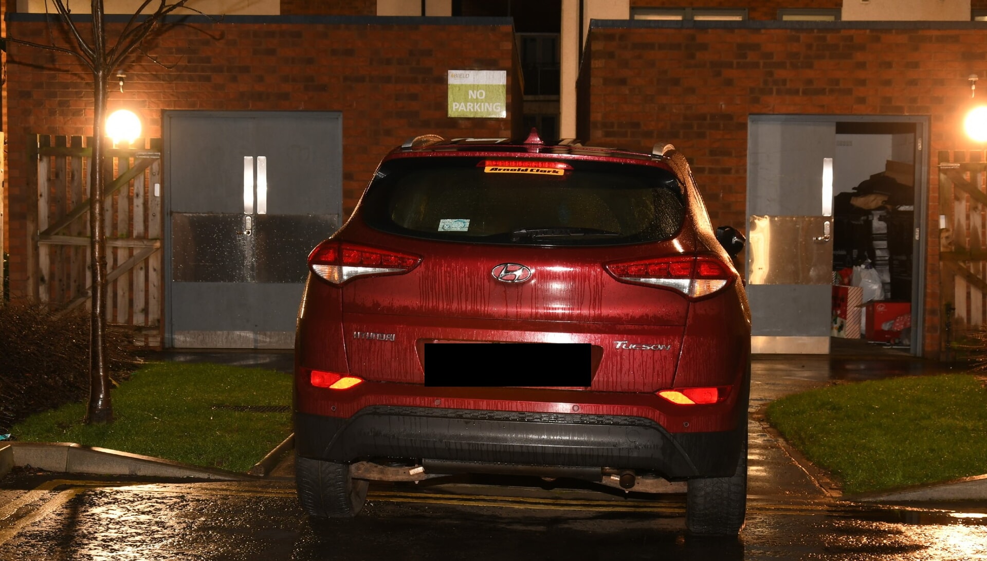 The stolen Hyundai Tucson.