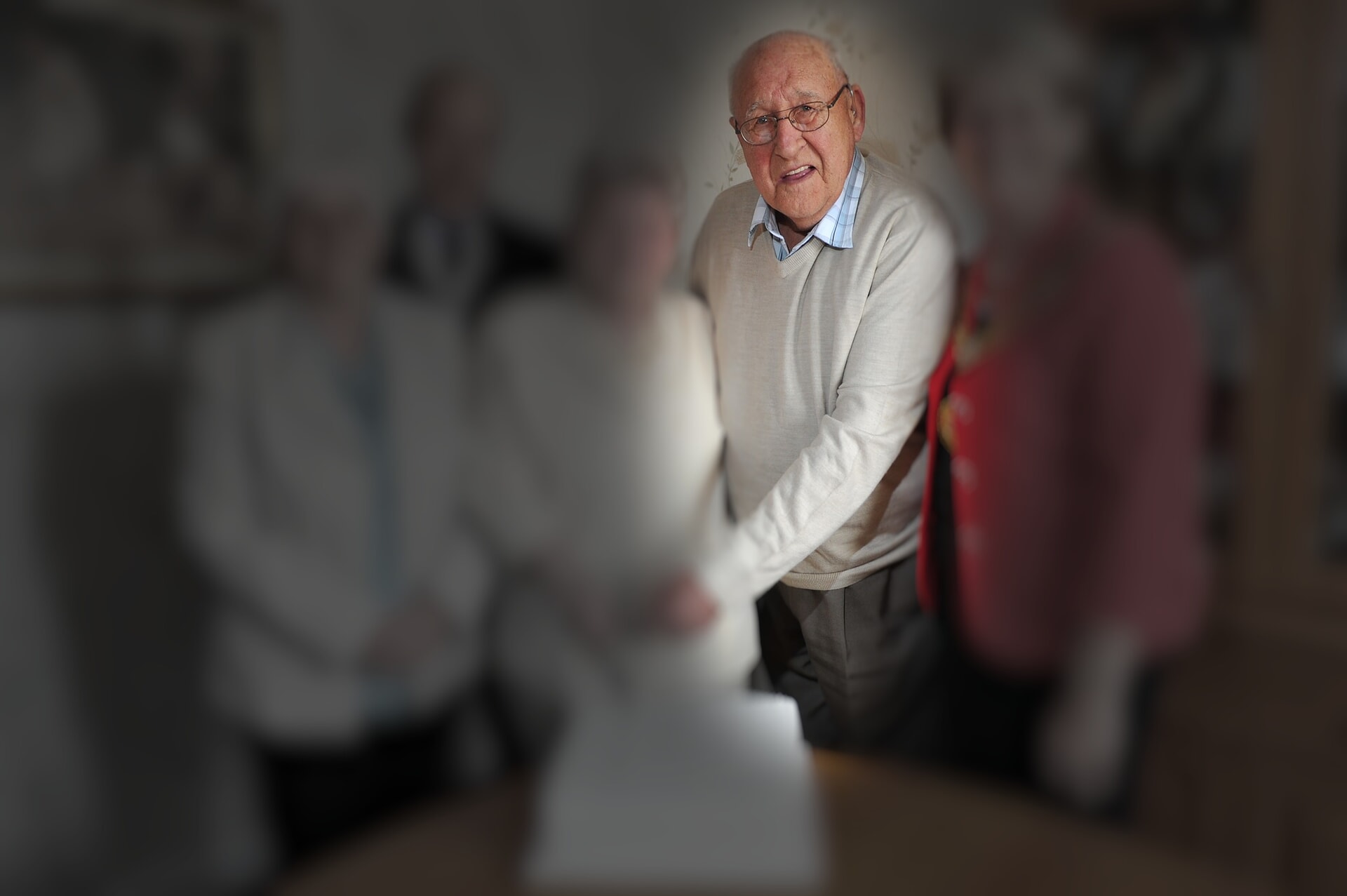 George Howe from Knowehead in Courier photo.