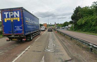 Man in hospital after being struck by car in hit and run near roundabout on Dundee’s Kingsway