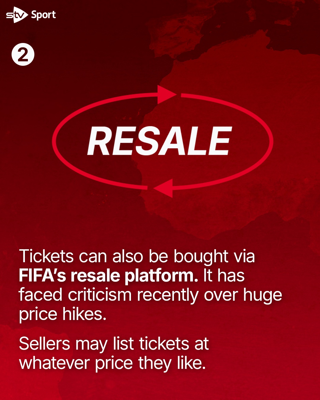 2. FIFA has an official resale platform.