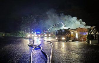 Garden centre and cafe ‘burned down’ after being engulfed by fire