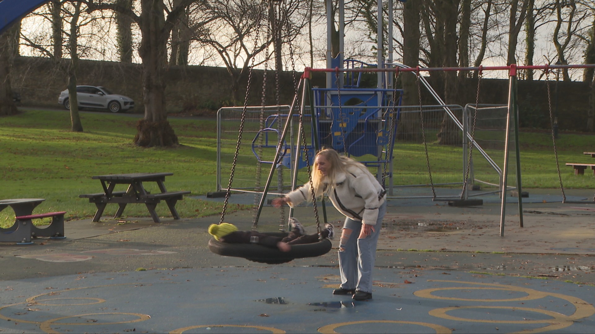 Hayley Fyfe with five-year-old Robbie