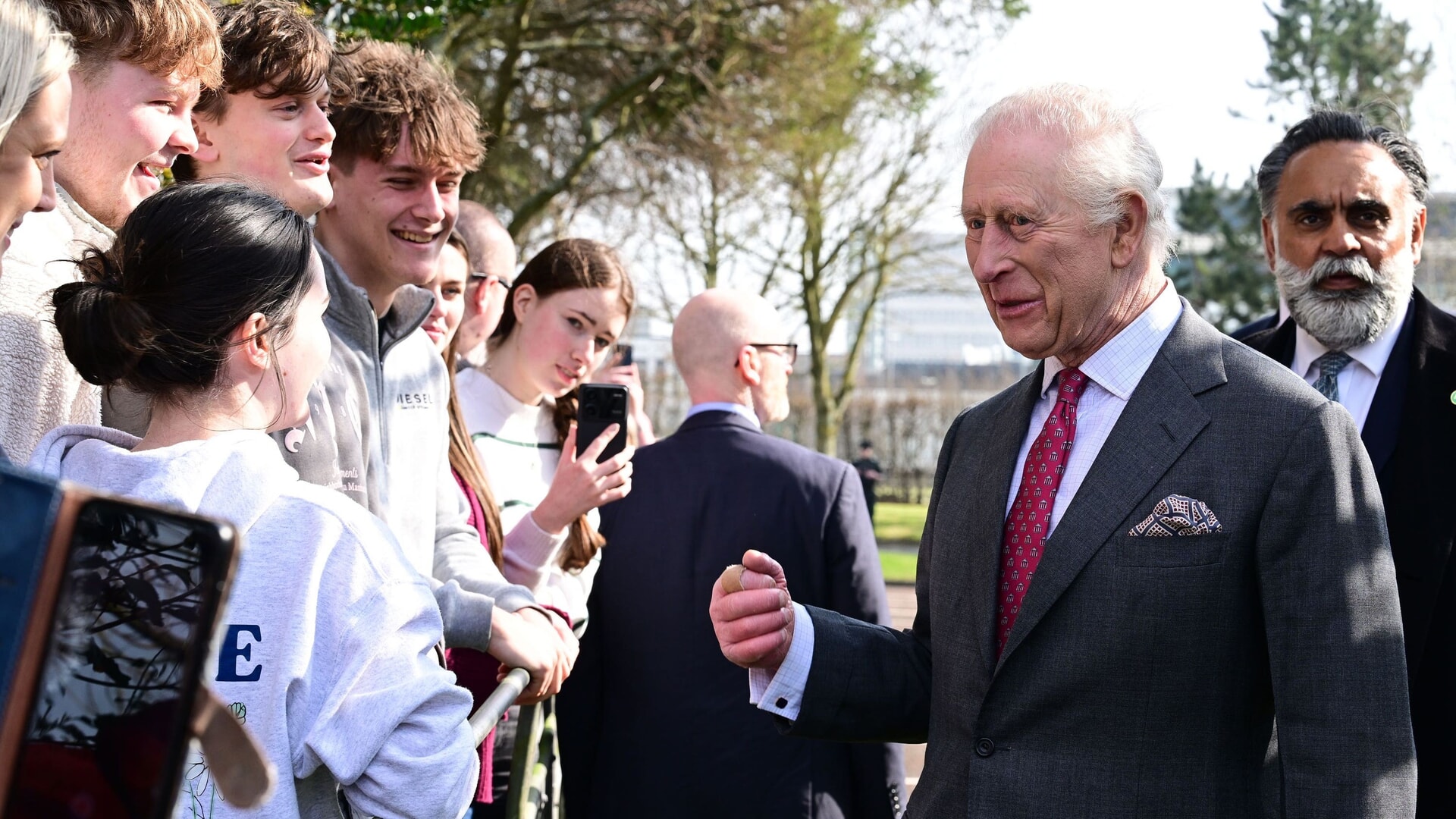Charles visited the Cancer Research Centre at Ulster University.
