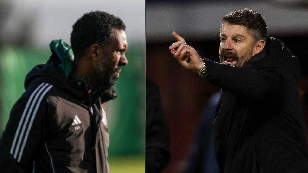 Wilfried Nancy and Stephen Robinson