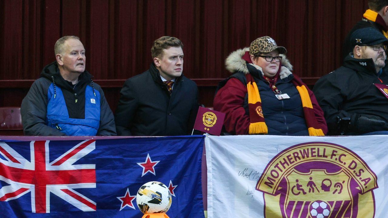 New perspective for Motherwell chairman watching from disabled shelter