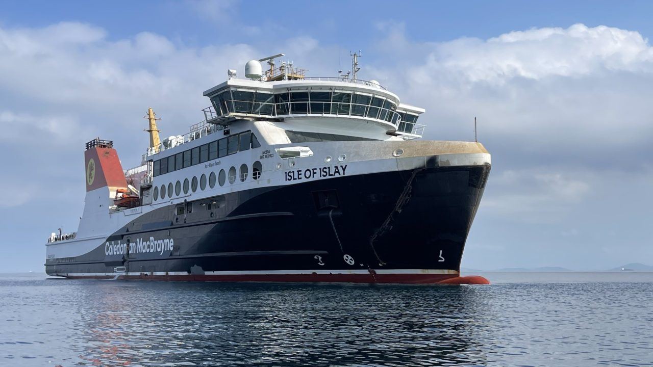 MV Isle of Islay Turkish-built CalMac ferry facing further delay
