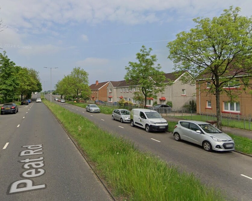 Teenager, 13, in hospital after crash between motorbike and car in Glasgow