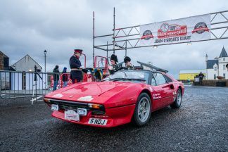 Dozens of classic cars set off from John O’Groats in Scotland for Monte Carlo rally
