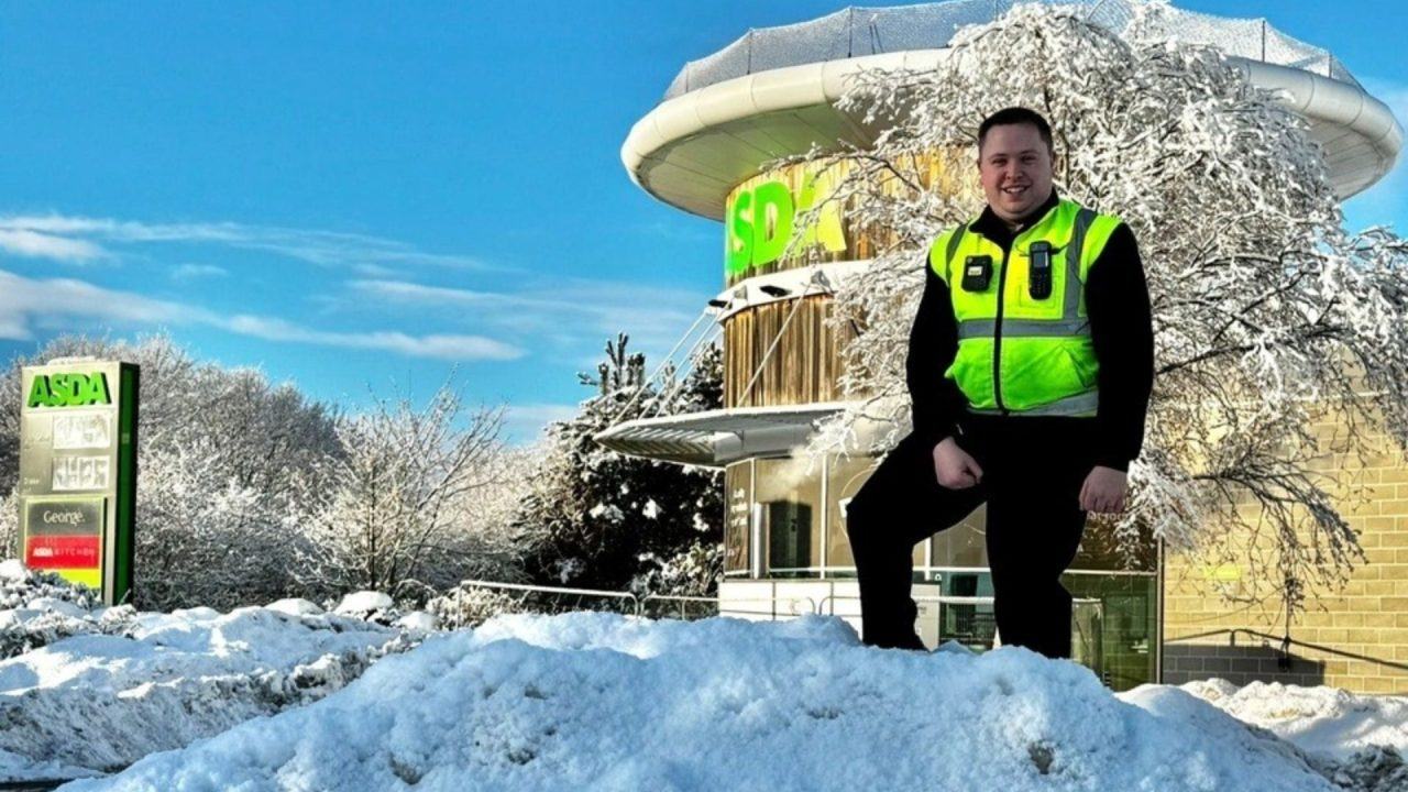Hero Scots Asda worker saves driver trapped inside car after crashing into ice filled ditch