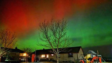 Stargazers dazzled by colourful Northern Lights display in Scotland’s skies