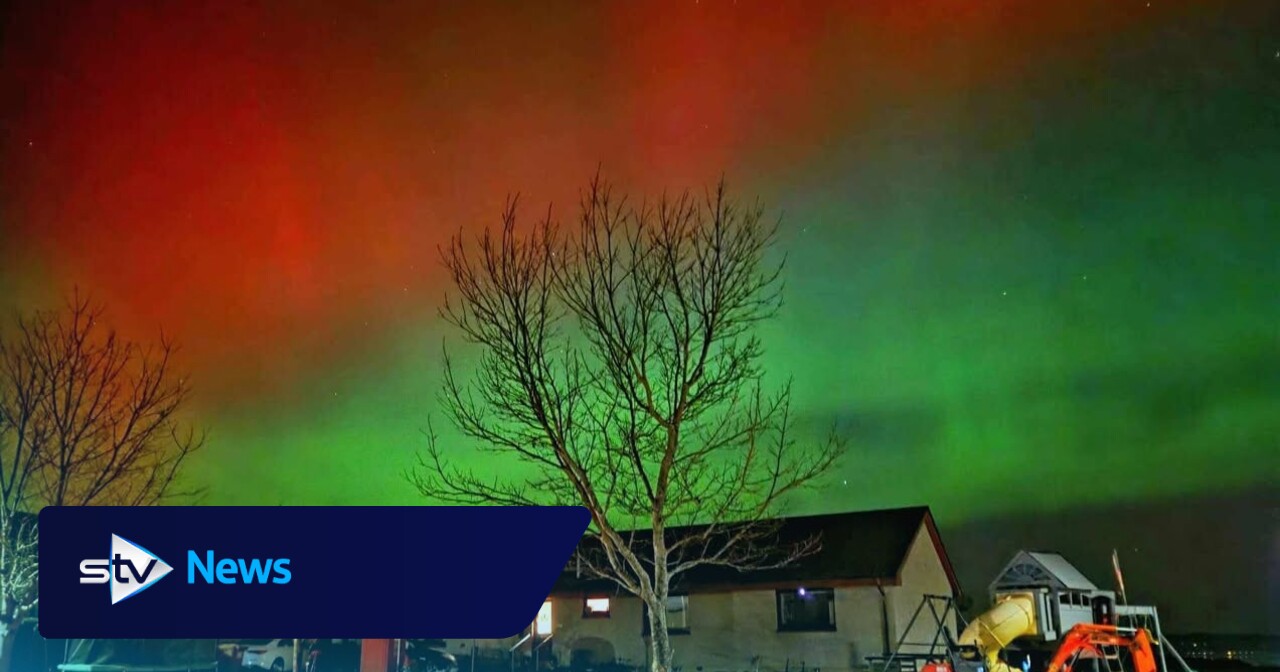 Stargazers dazzled by colourful Northern Lights display in Scotland’s ...
