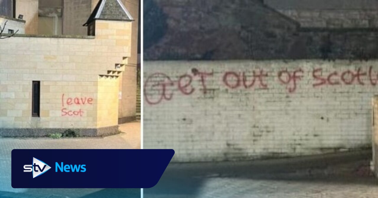 Edinburgh Central Mosque was targeted with graffiti earlier this month.