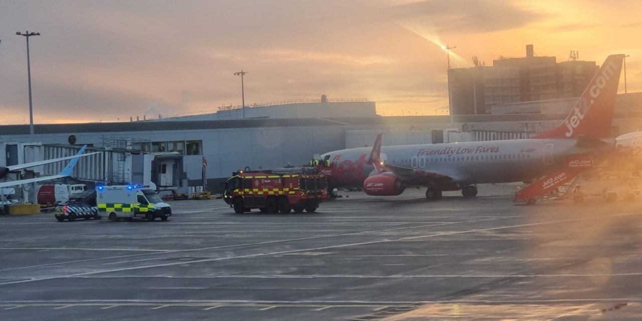 Flight met by emergency services at Glasgow Airport after medical incident onboard