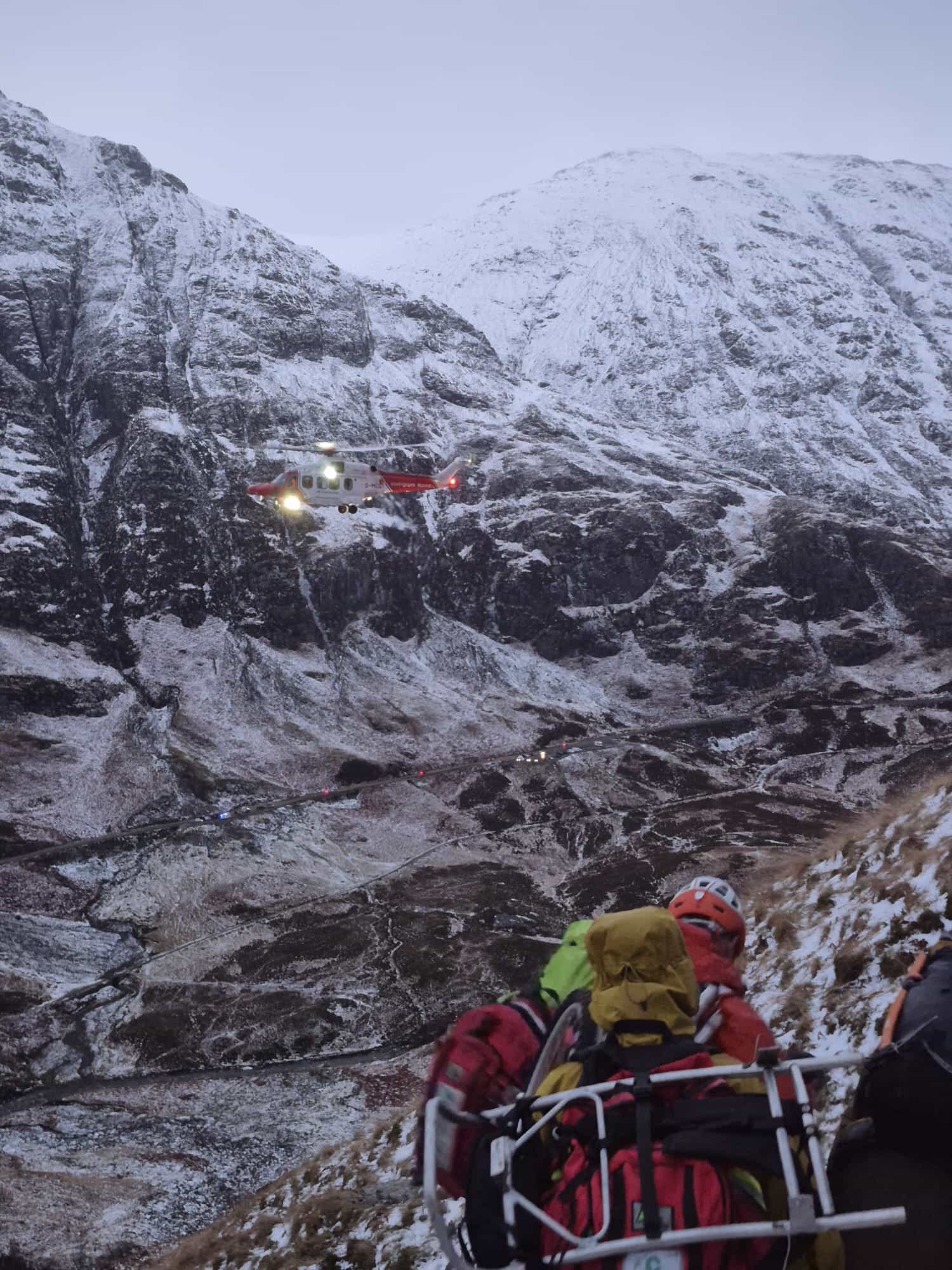 Hill walker rescued from Glencoe