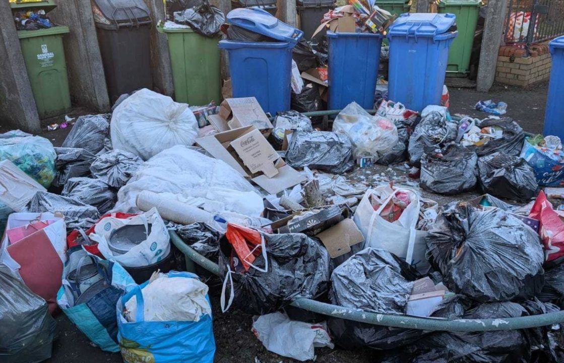 Glasgow bin collections ‘won’t be back to normal’ by mid January say waste workers