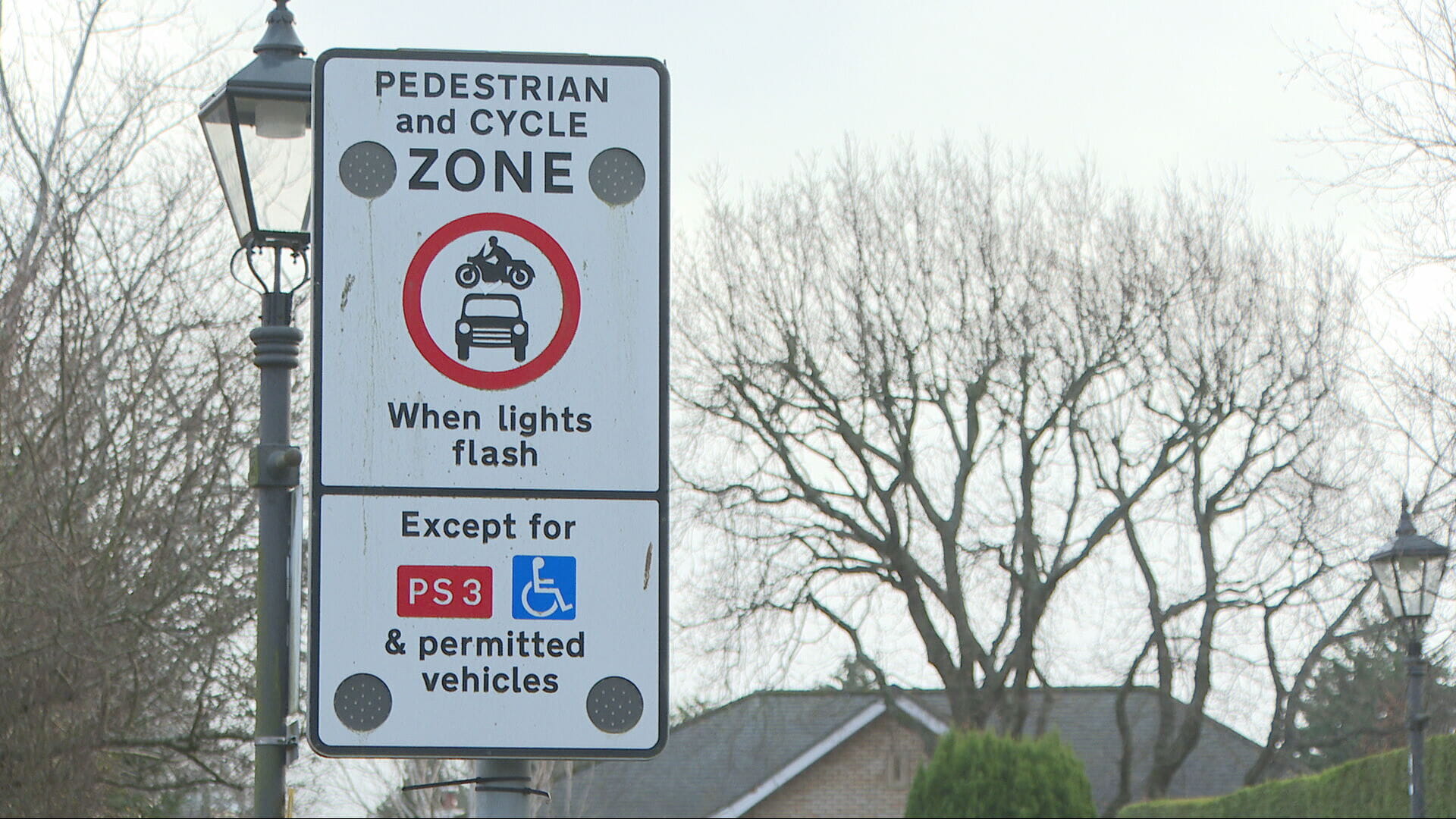 New signage has been installed in the area