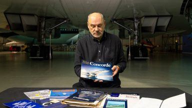 Passenger on first BA Concorde flight donates mementoes to museum