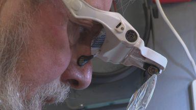 Arbroath man overcomes sightloss to continue jewellery making passion