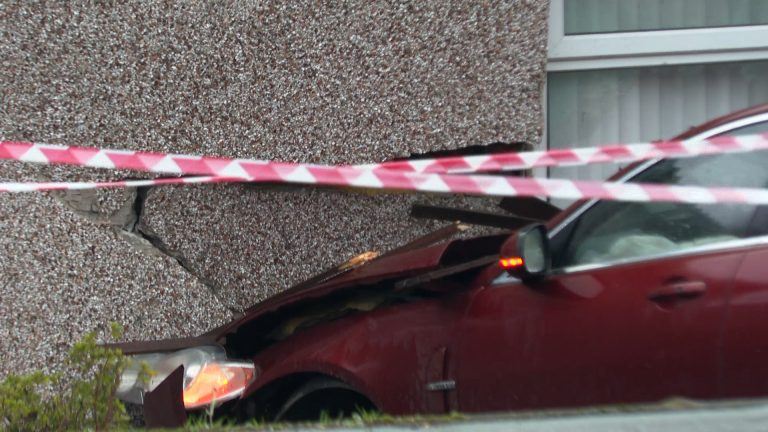 Man taken to hospital and charged after car crashes into Dundee home ...