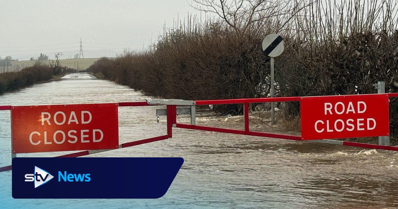 Heavy rain continues to cause flooding and travel disruption across Scotland