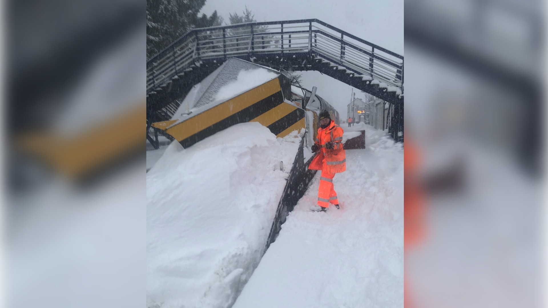 An amber weather warning for snow is in place across Scotland, with hundreds of schools closed as icy temperatures grip the country.