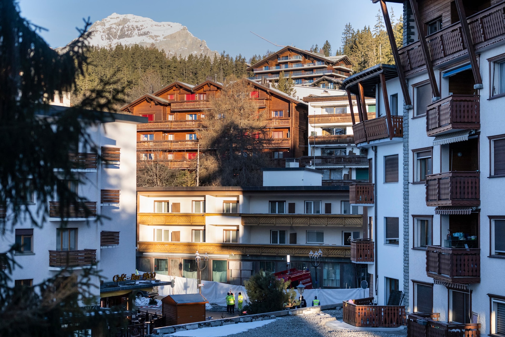 The Alpine town of Crans-Montana is popular with tourists (Alessandro della Valle/Keystone/AP)