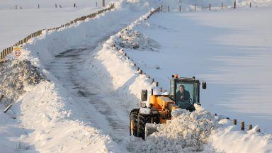 Hundreds of schools remain shut as snow and ice warning continues to grip Scotland