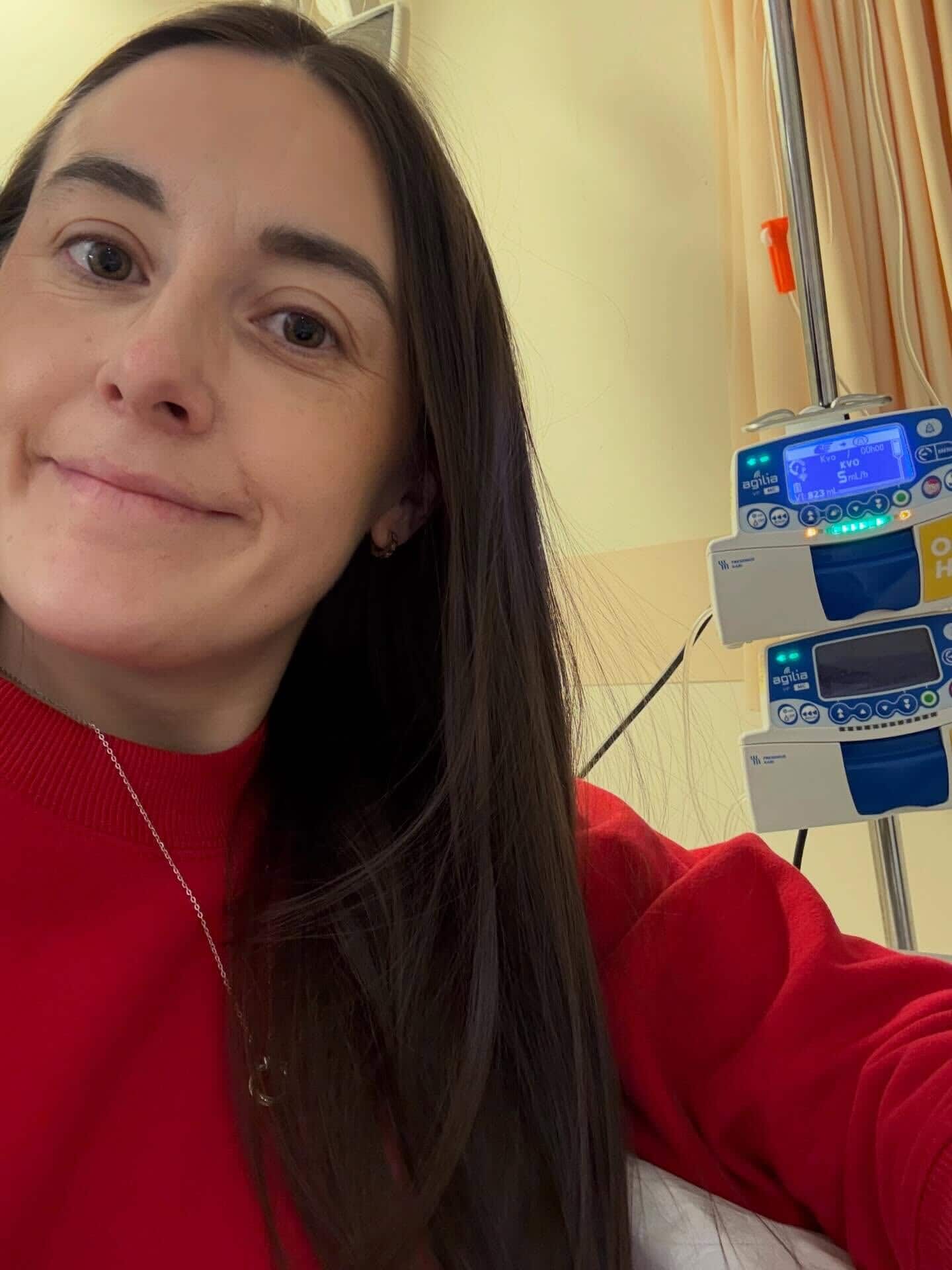 Kirsty is undergoing chemotherapy treatment