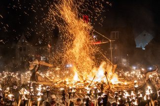 In pictures: Burning galley provides fitting climax to Up Helly Aa revelry