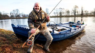 Scotland manager Steve Clarke launches new River Tay salmon fishing season