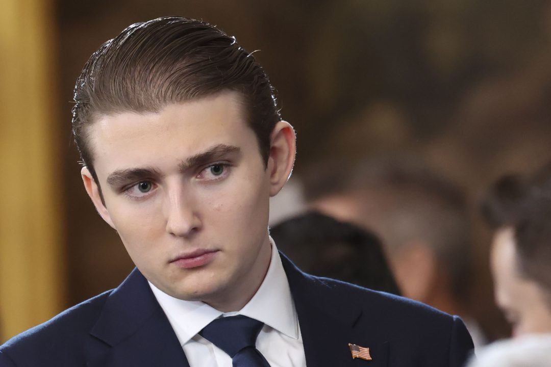 Donald Trump’s son Barron called UK police and said he saw woman being attacked, court told