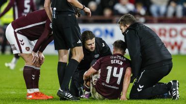 Hearts midfielder Cammy Devlin to miss vital Celtic clash through ankle injury