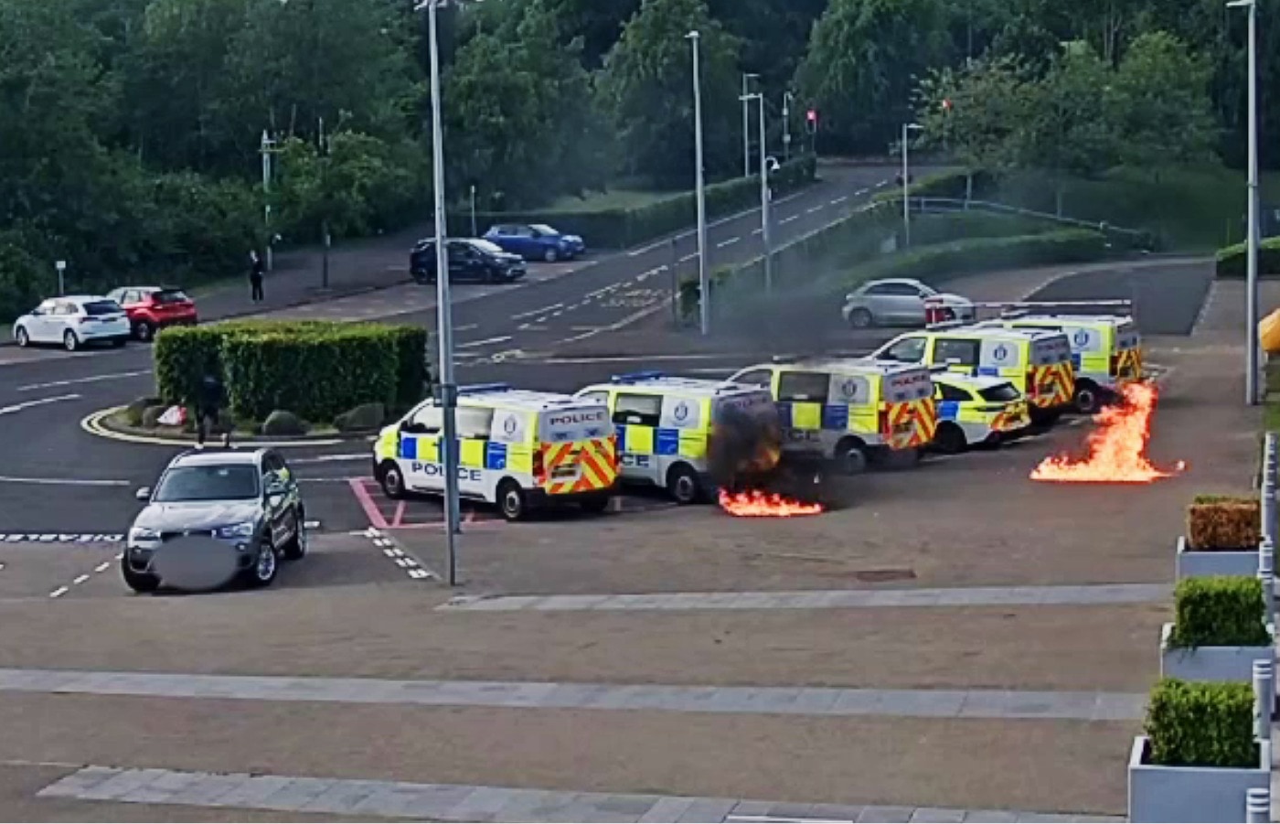 Jamie Taylor, 34, admitted throwing three petrol bombs at Police Scotland's station in Livingston on May 30, 2025.
