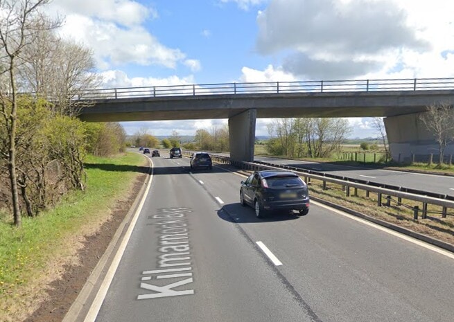 Hunt for vehicle that struck A77 overpass causing seven-hour road closure