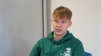 Apprentice electrician returns to work after car crash left him in three-week coma