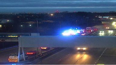 Crash on M8 near Glasgow Airport sparks heavy delays at rush hour 