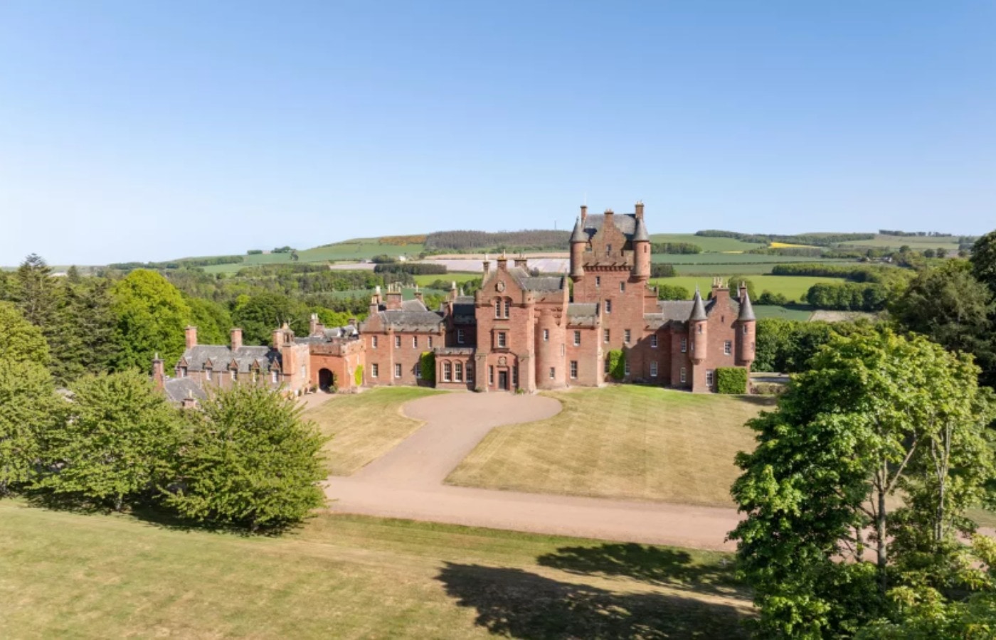 Ayton Castle dates back to the 19th century