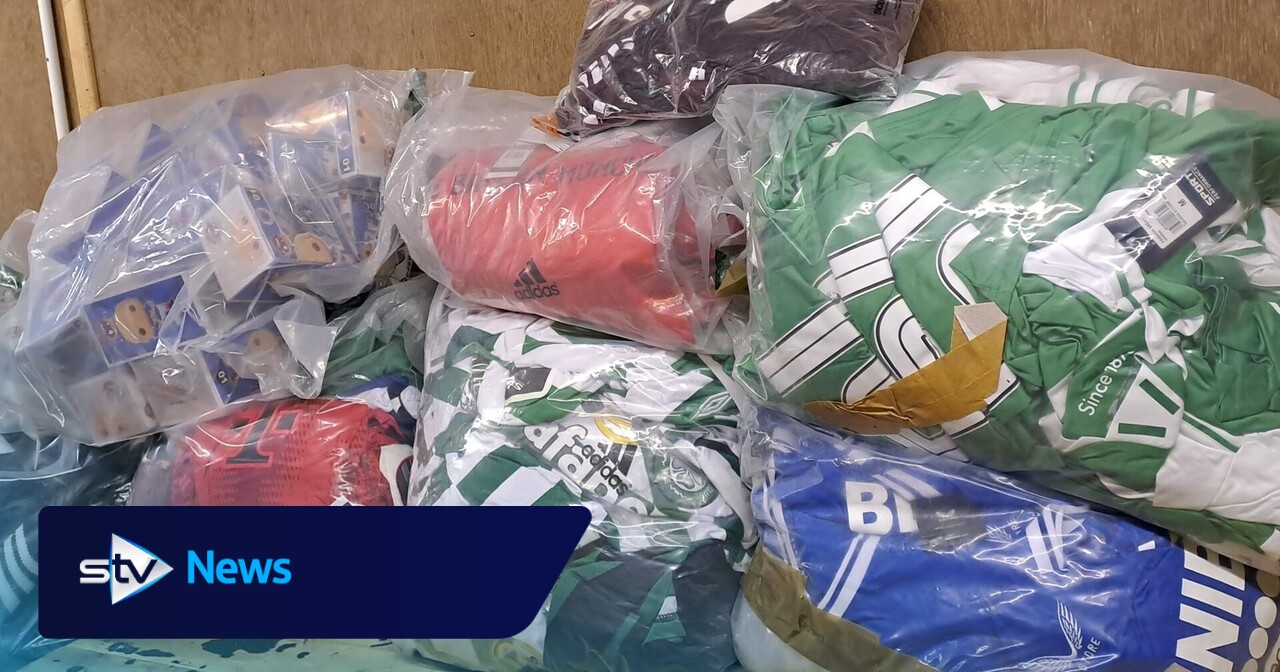 Fake football merchandise worth over £200,000 ‘surrendered’ by Stirling shop owner