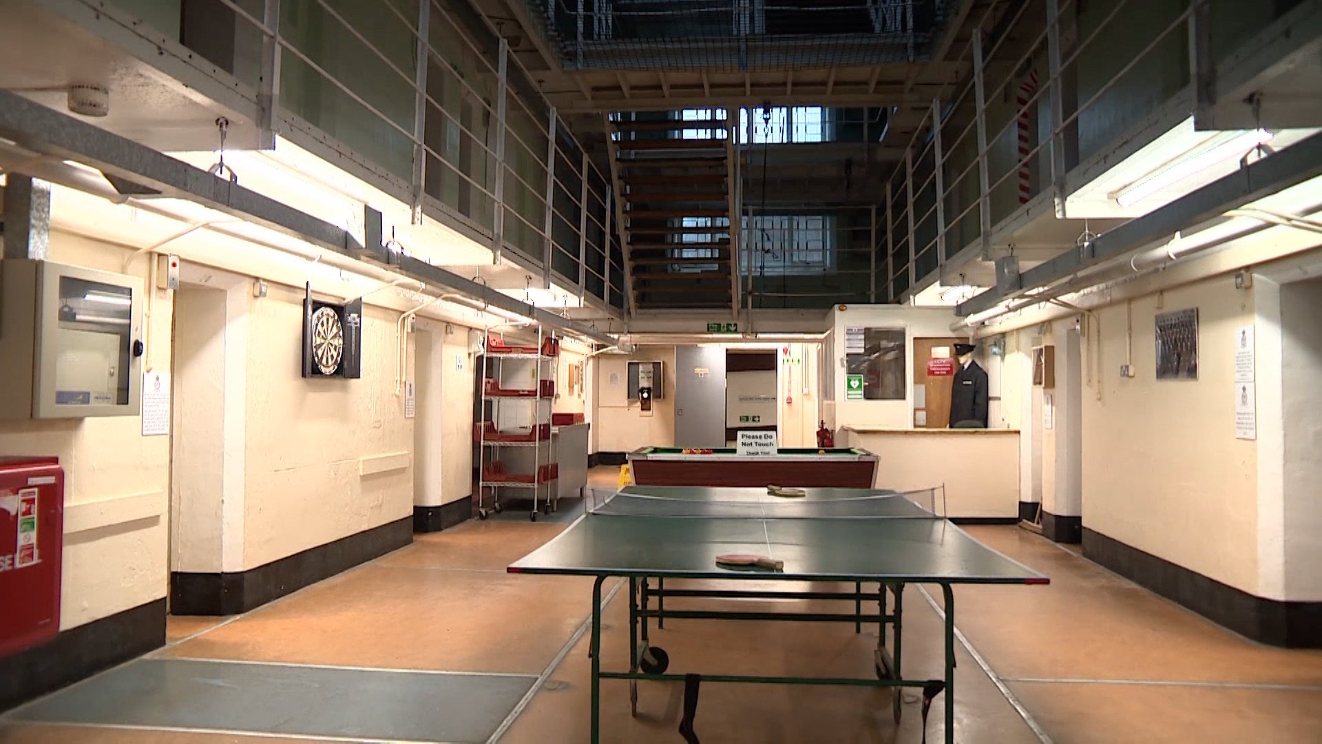 Visitors are able to walk around the building, which previously housed Scotland's most infamous prisoners.