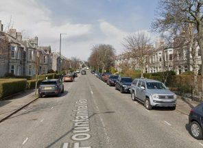 Man taken to hospital after being knocked down by van in Aberdeen