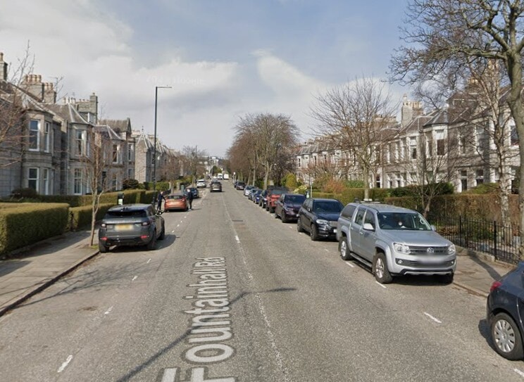 Man taken to hospital after being knocked down by van in Aberdeen