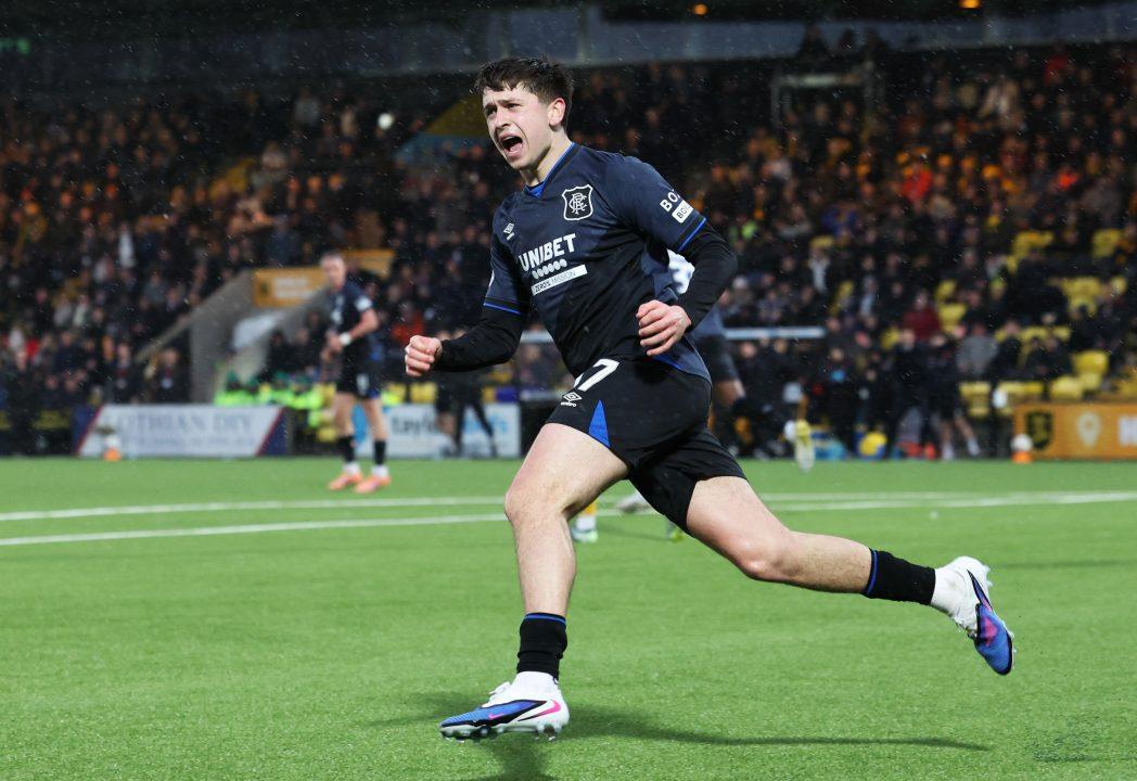 Rangers strike twice late on to salvage point at bottom side Livingston