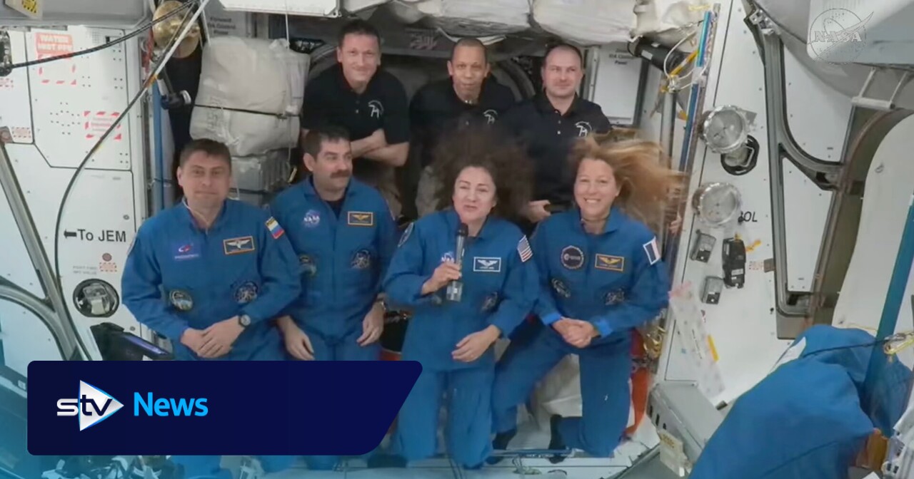 Four new astronauts arrive at International Space Station