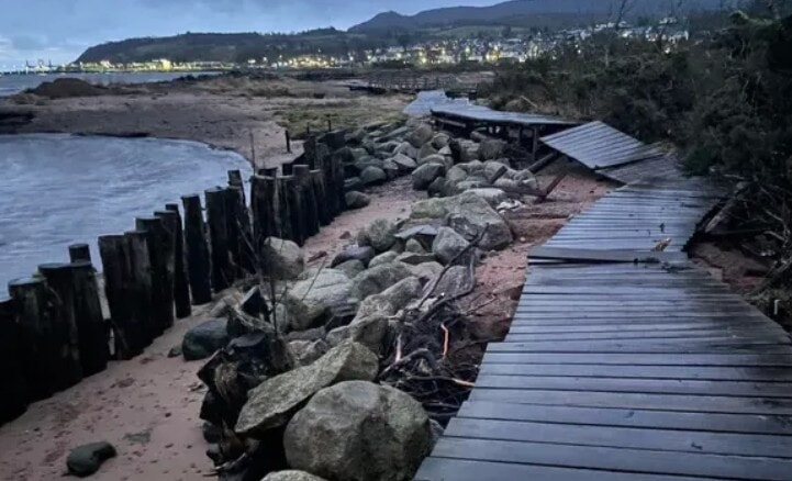 Fundraiser launched to repair popular Arran walking route destroyed by storm