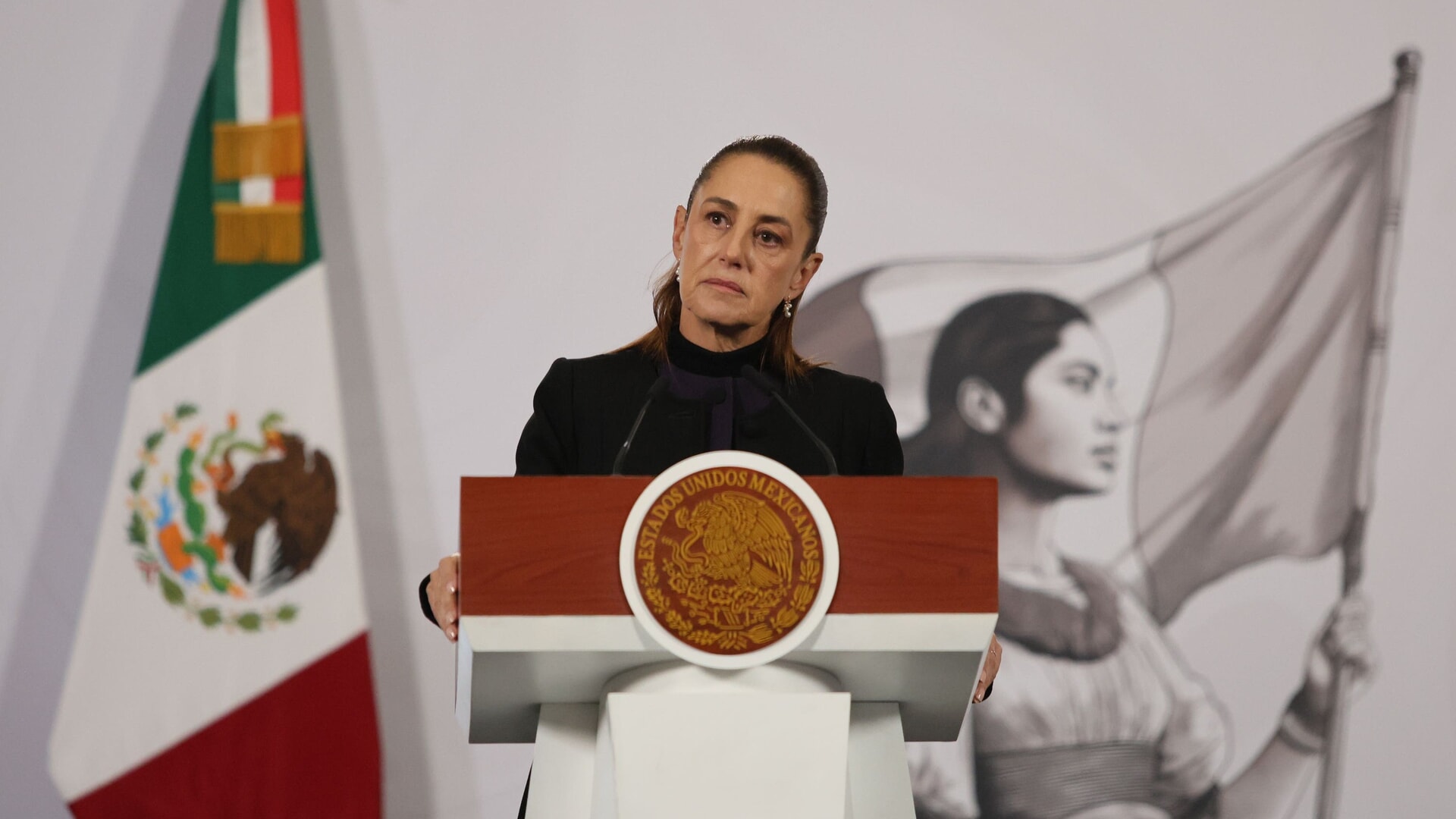 Mexican President Claudia Sheinbaum urged calm