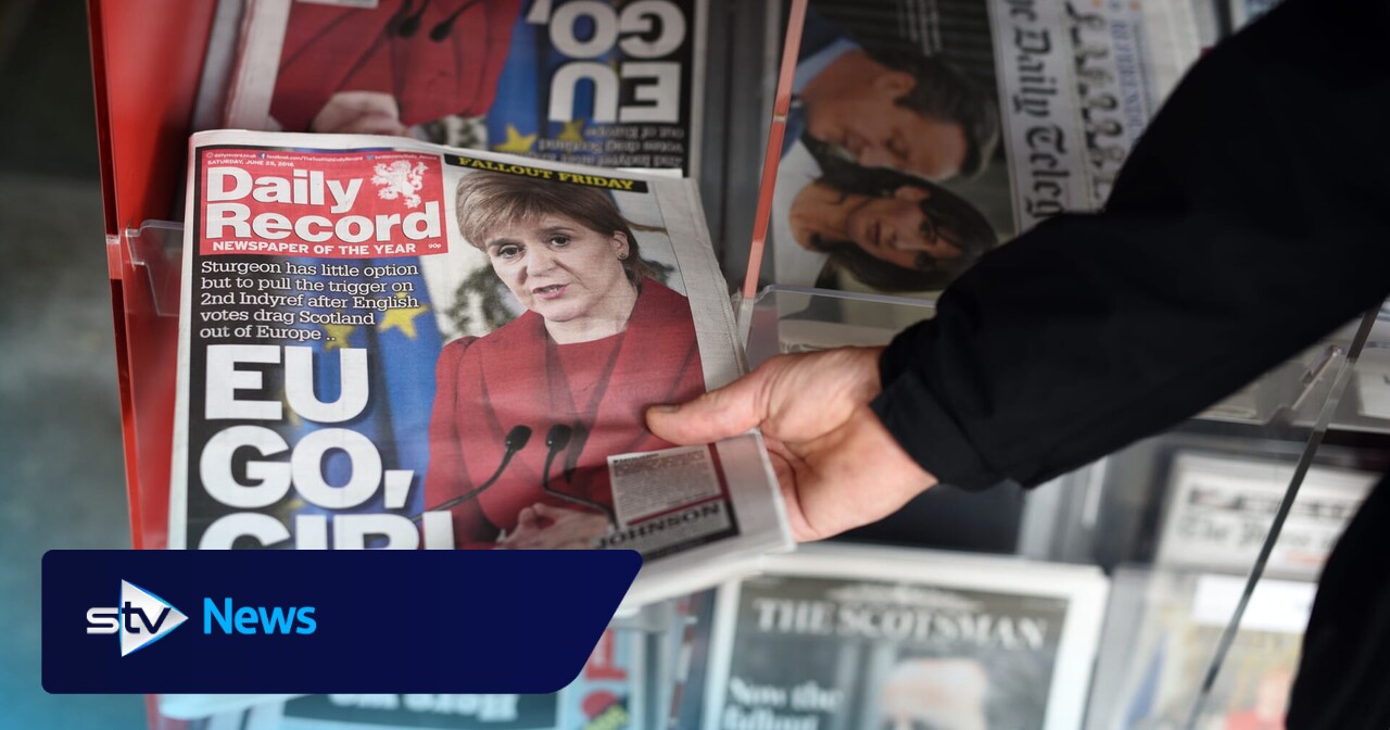 Almost 100 jobs at risk as Daily Record publisher to close printing plant