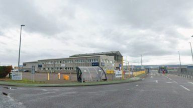 Diver trapped on Highland dock floor after debris fell from drilling platform