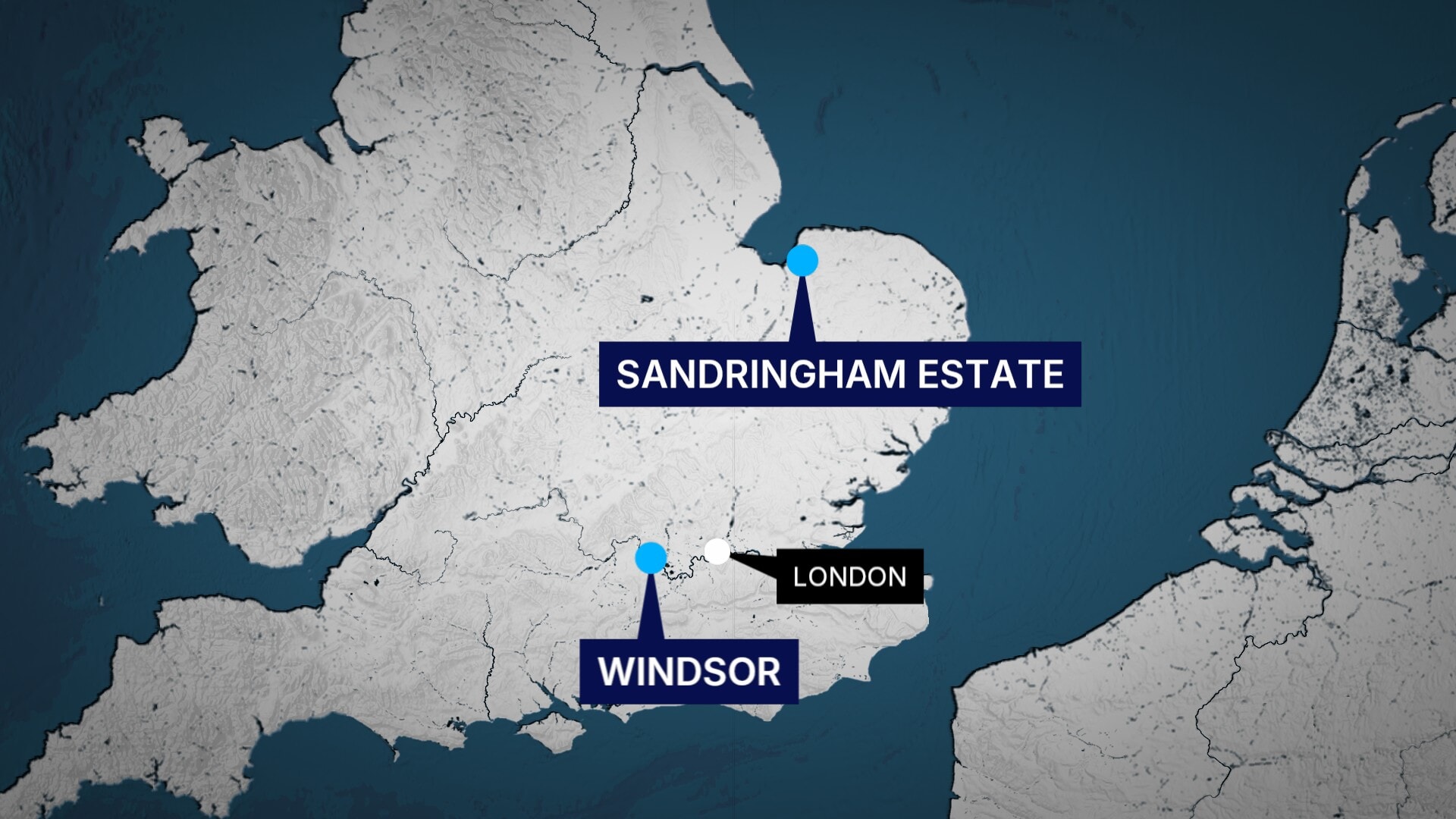 Police conduct searches in Norfolk and Berkshire after arresting former prince Andrew.