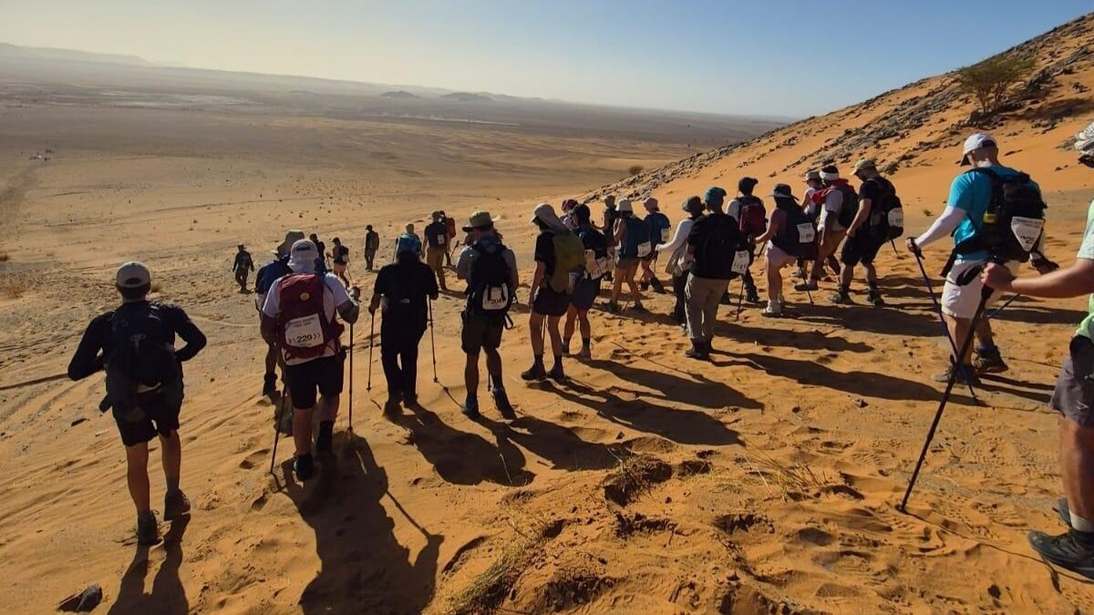 Mr Wilson said the trek had ‘energised him’.